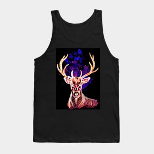 Evil Ghost Deer Tank Top